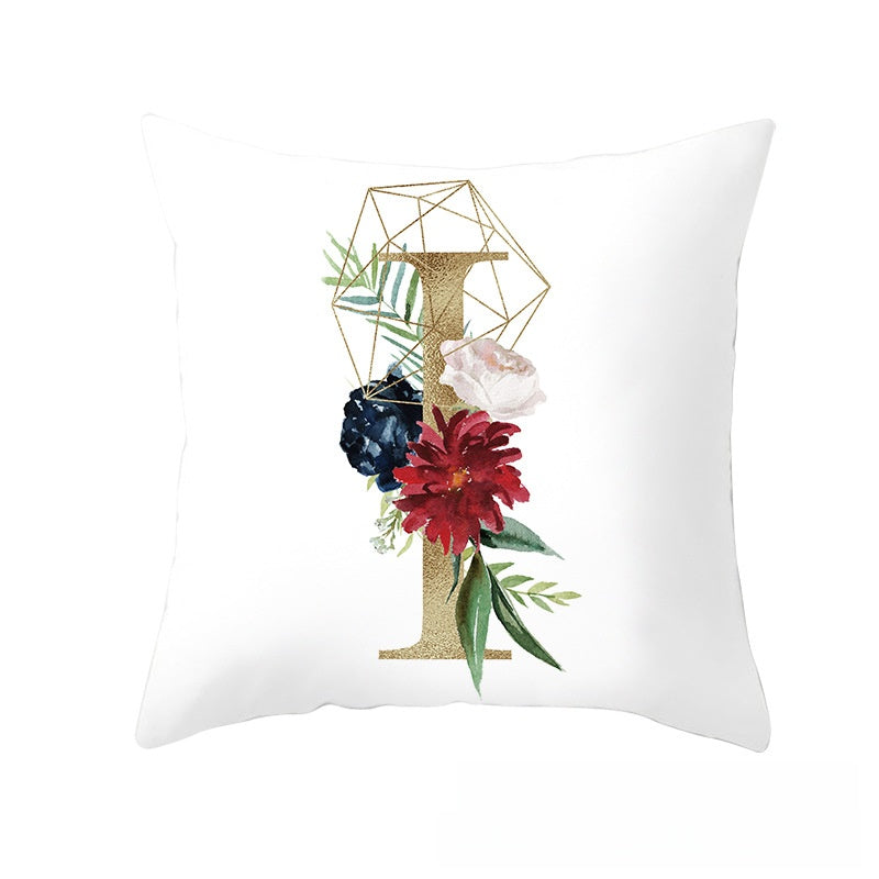 BloomLetter Decorative Pillow