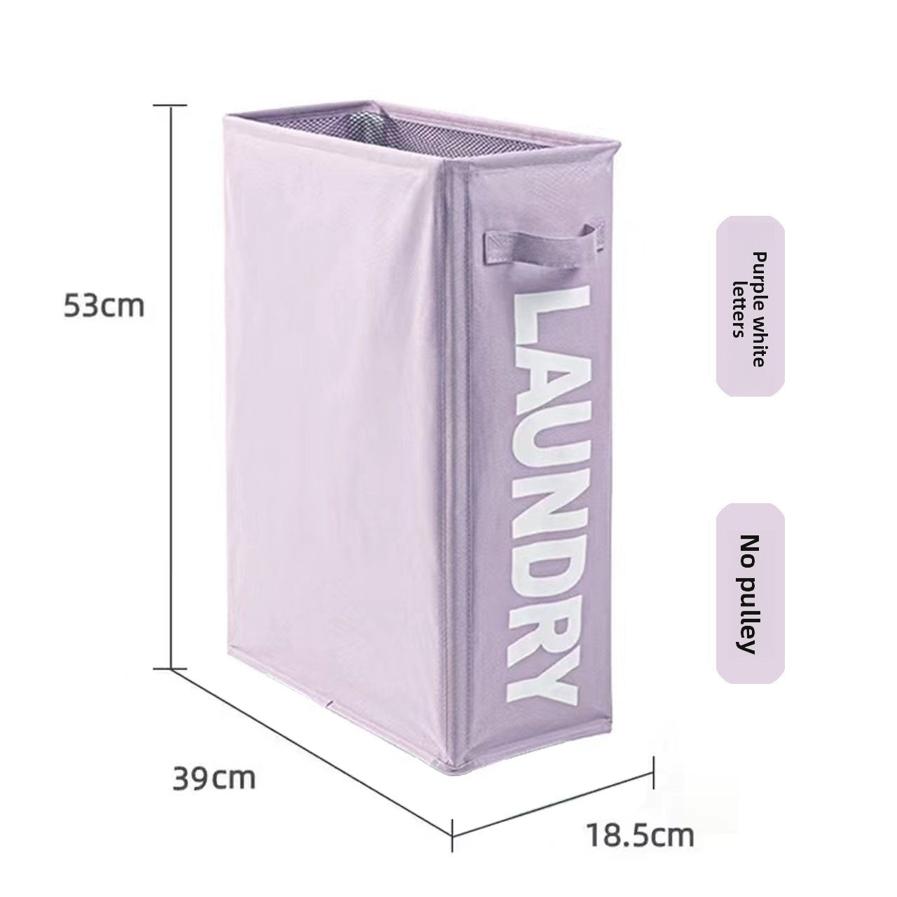 HomeFlex Rolling Laundry Basket