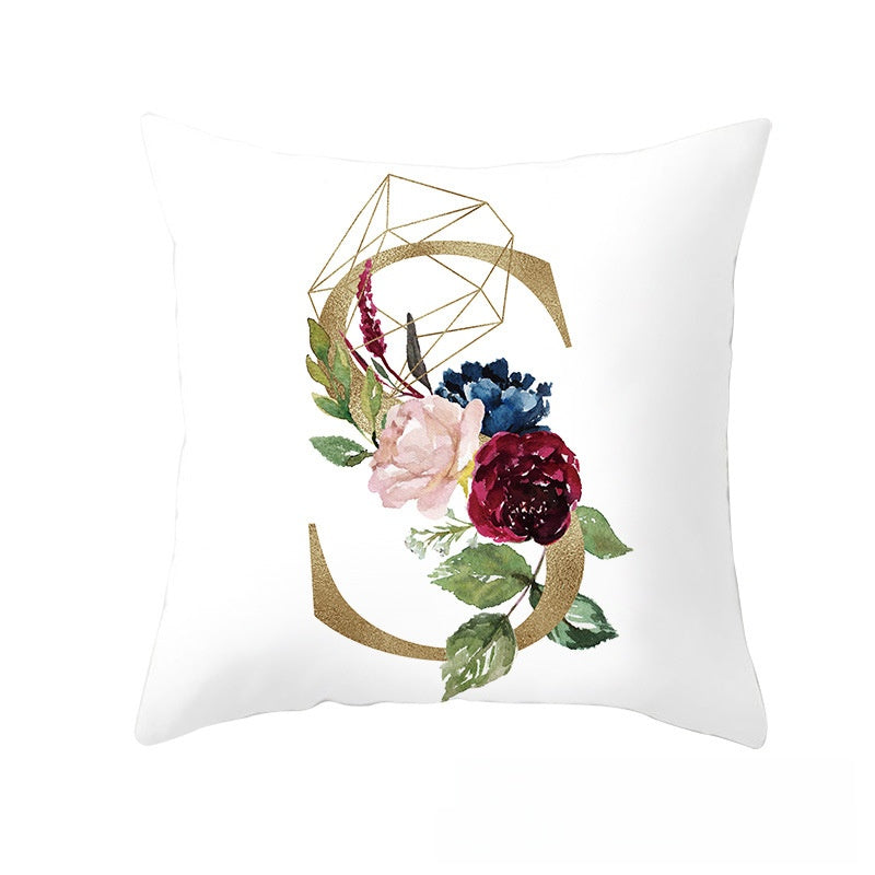 BloomLetter Decorative Pillow