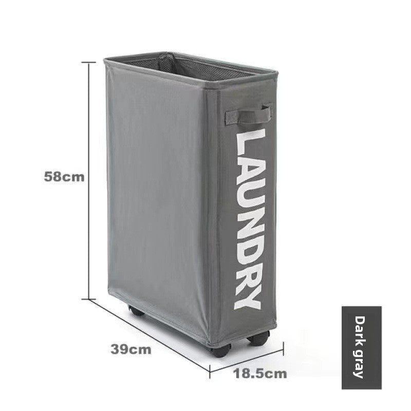 HomeFlex Rolling Laundry Basket