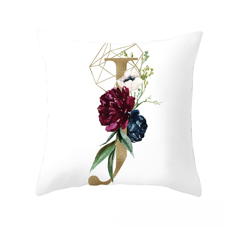 BloomLetter Decorative Pillow
