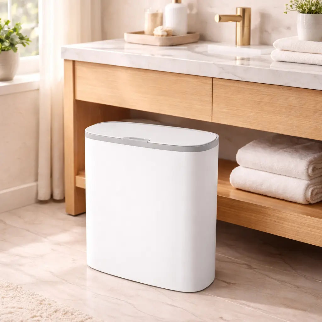 SmartSense Touchless Bathroom Trash Can Teemdrop