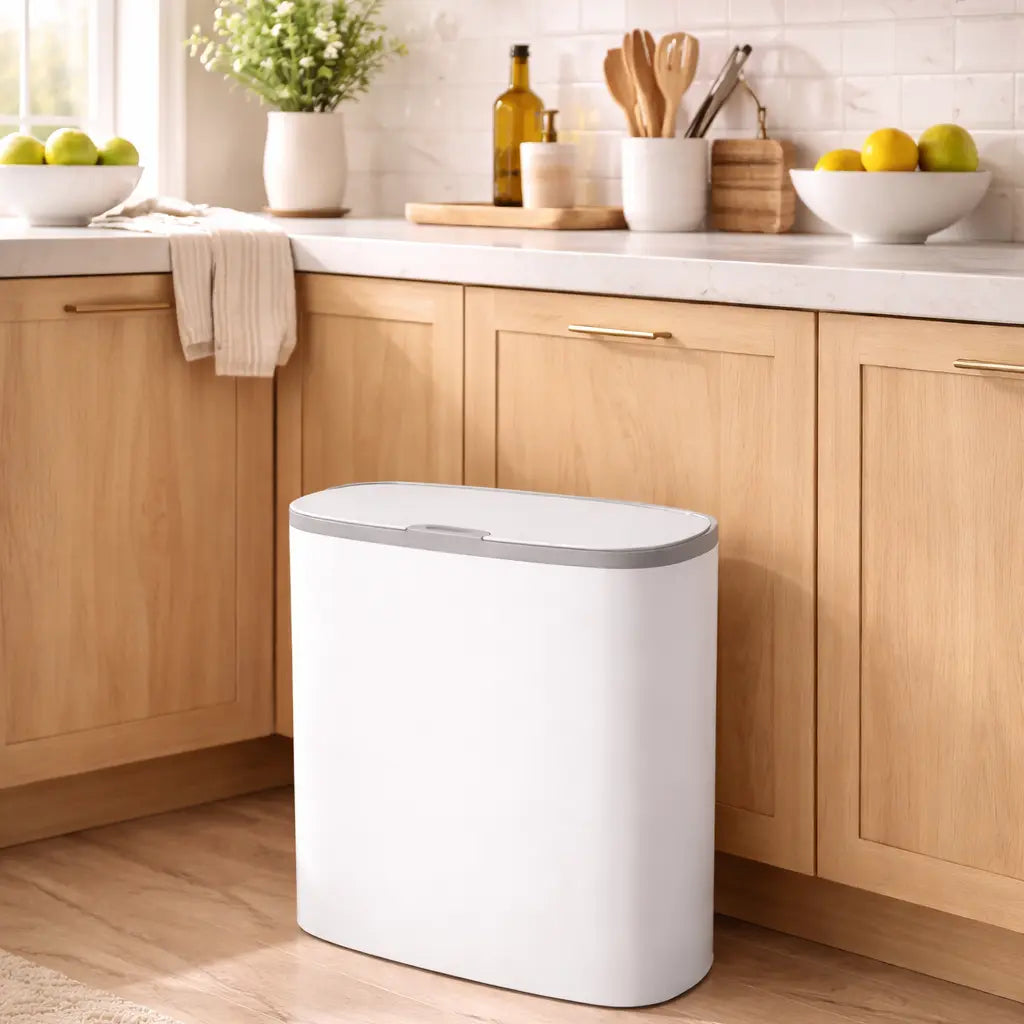SmartSense Touchless Bathroom Trash Can Teemdrop