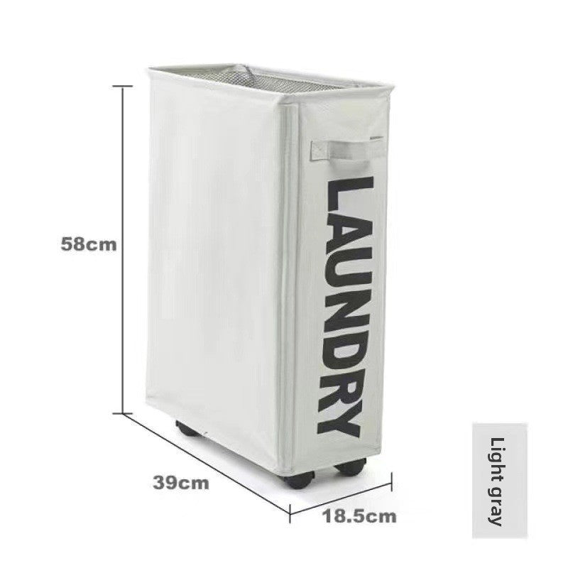 HomeFlex Rolling Laundry Basket