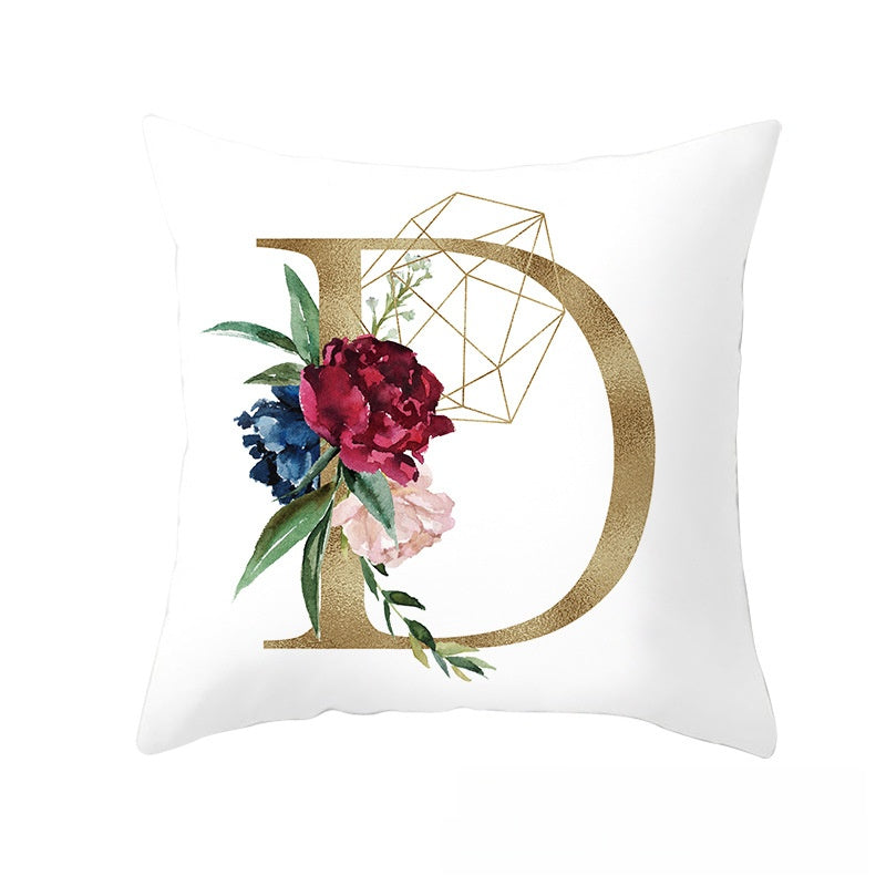 BloomLetter Decorative Pillow