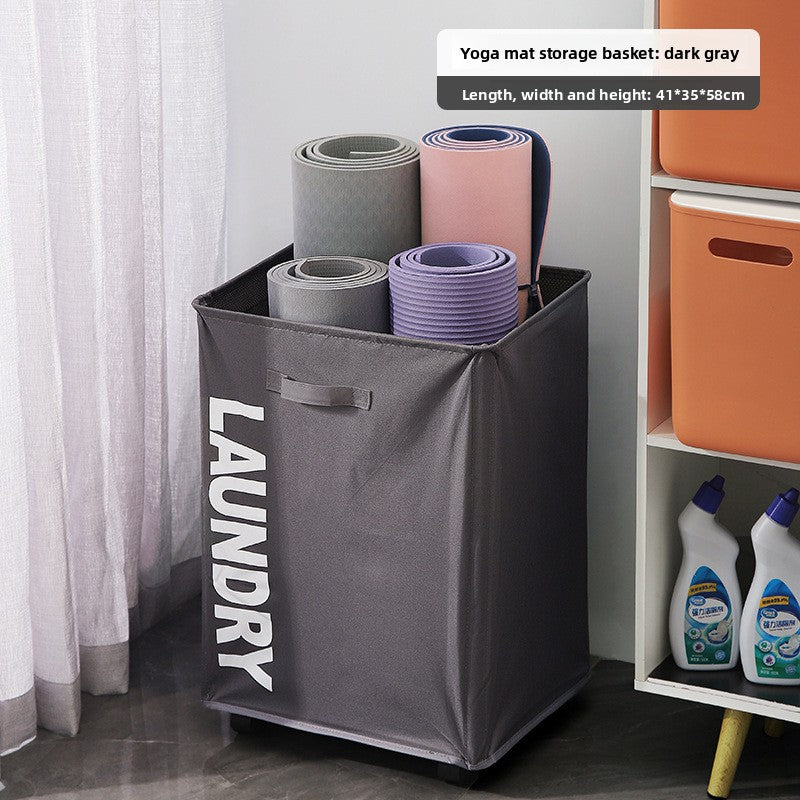 HomeFlex Rolling Laundry Basket
