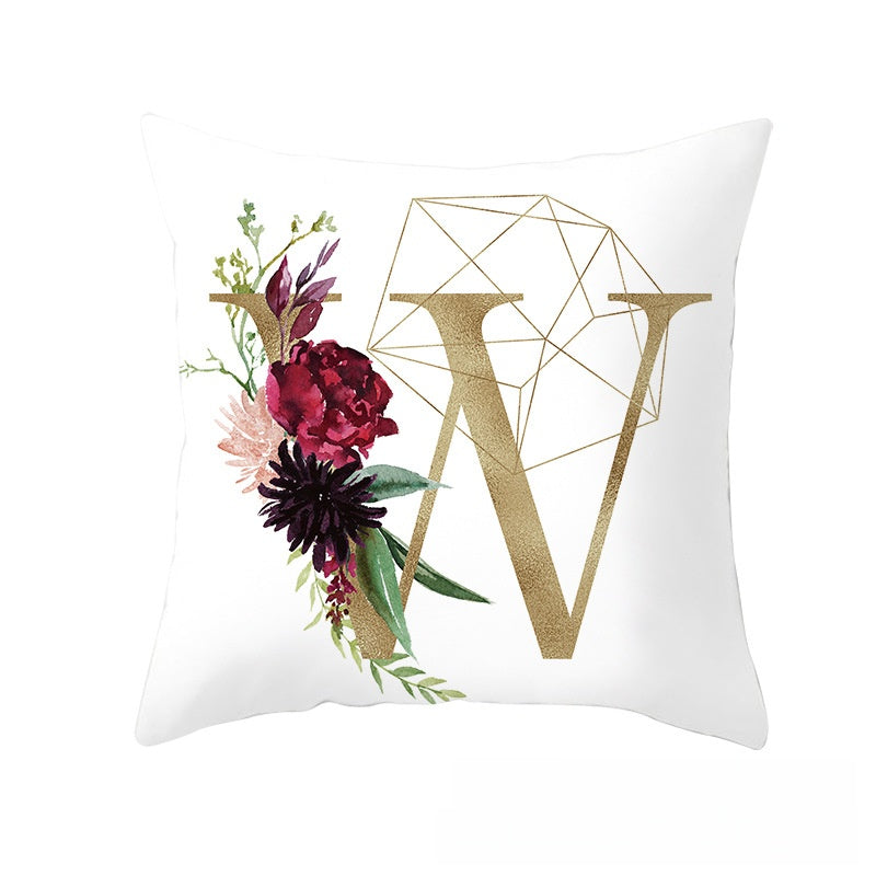 BloomLetter Decorative Pillow