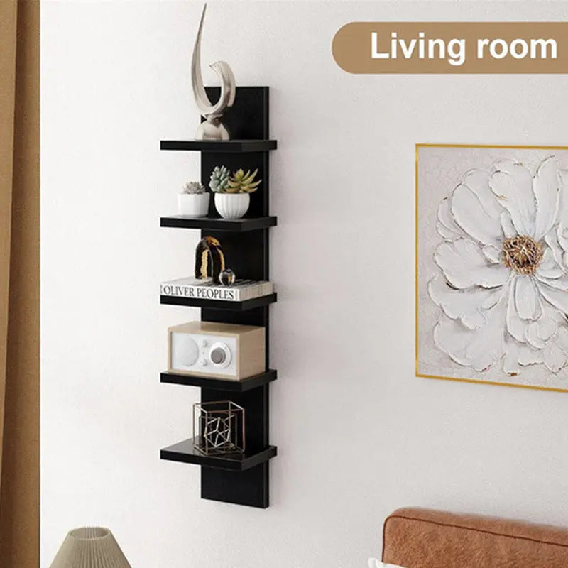 Modern Vertical Floating Shelf Teemdrop