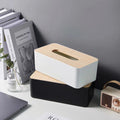 ModernTop Wood-Lid Tissue Box
