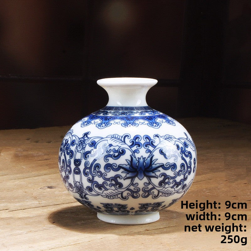 BlueBloom Porcelain Vase