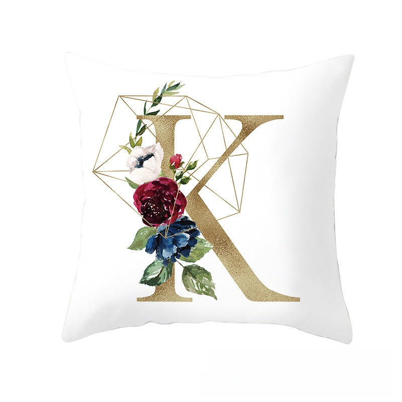 BloomLetter Decorative Pillow